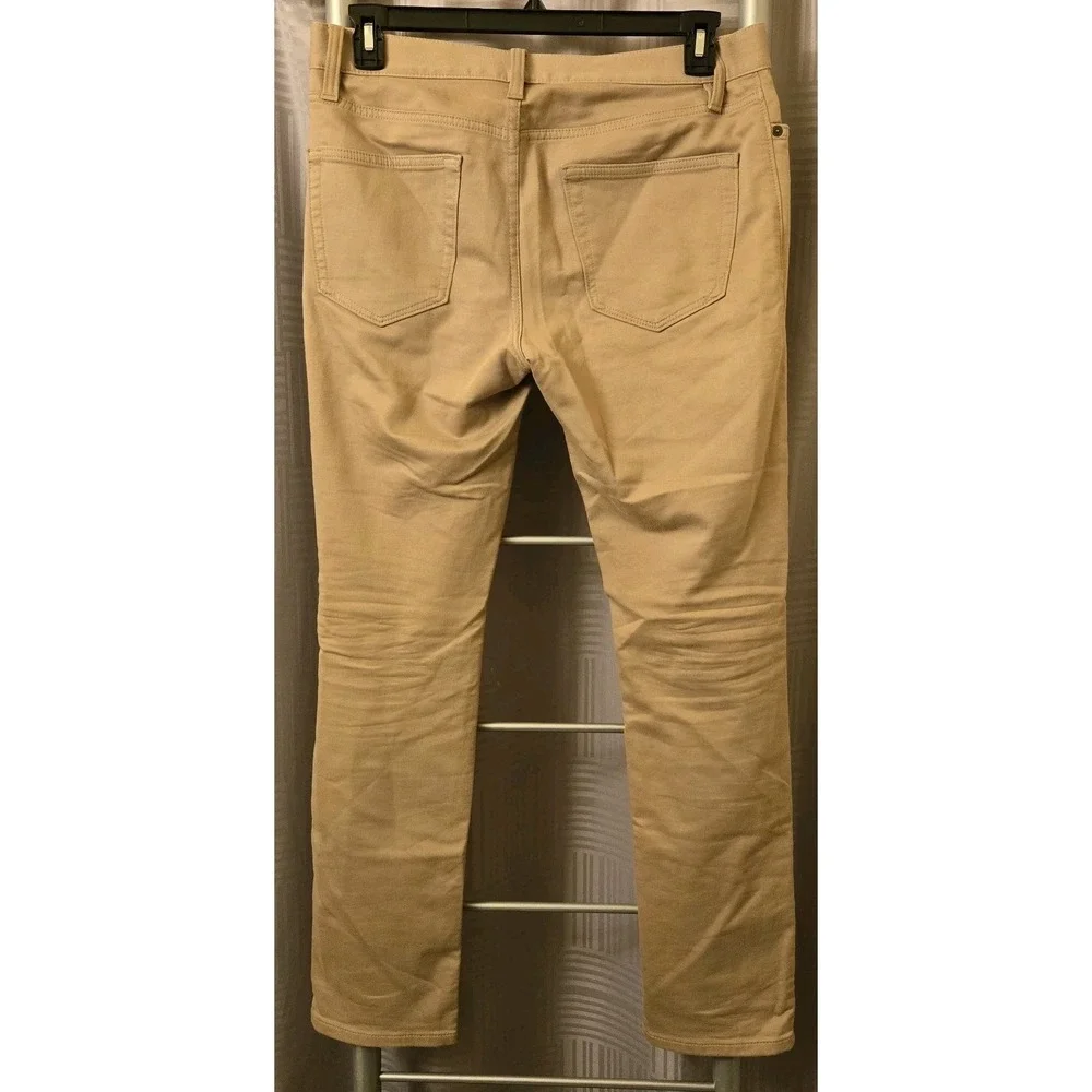 Banana Republic Pants Mens 31x32 (Fit 32x31) Traveler Slim Fit Khaki Tan Stretch